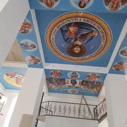 Натяжные потолки с фотопечатью для православного храма, г.Бабаево. 